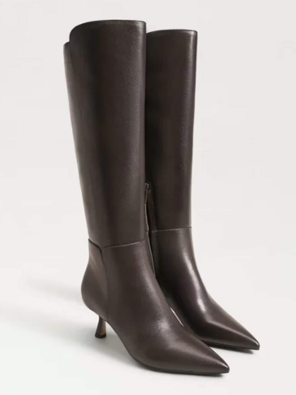 🤎Sam Edelman Taylin chocolate Leather Boots in Dark Brown